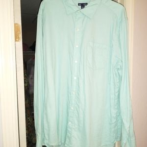 Aqua Gap Dress shirt